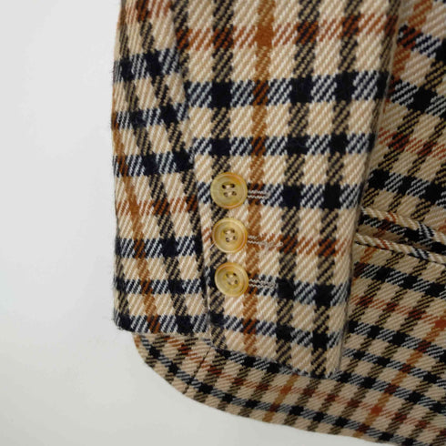 ダックス DAKS カシミヤ2Bテーラードジャケット レディース D36 F38
