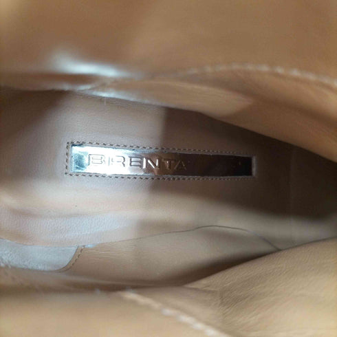 BRENTA ブーツ ショート ハイヒール レザー レディース JPN:23