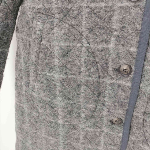 ザスモックショップ THE SMOCK SHOP フーデッドウールキルティングコート レディース JPN:S