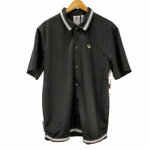 アディダス adidas ウォームアップ シャツ メンズ JPN:XL