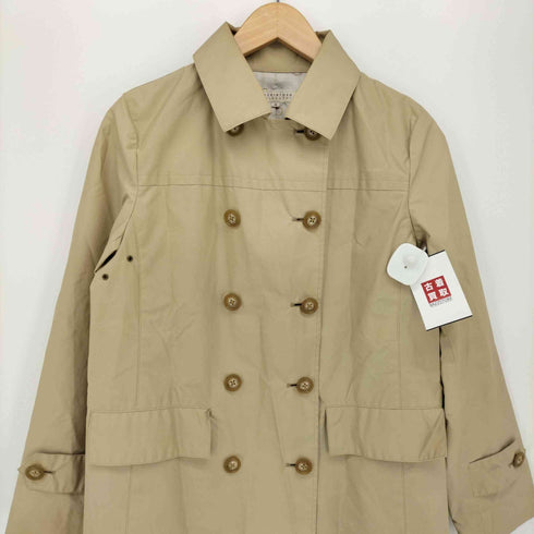 マッキントッシュフィロソフィー MACKINTOSH PHILOSOPHY コットン ライト トレンチコート ステンカラー コート ロング ダブル レディース JPN:38