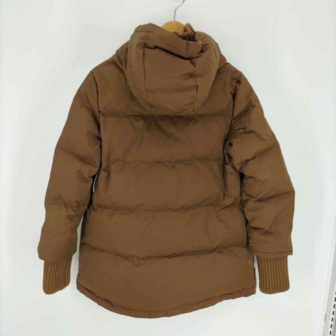 トミーヒルフィガー TOMMY HILFIGER ダウンジャケット ミドル フェイクレイヤード ジップアップ リブ レディース import:S
