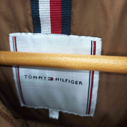トミーヒルフィガー TOMMY HILFIGER ダウンジャケット ミドル フェイクレイヤード ジップアップ リブ レディース import:S
