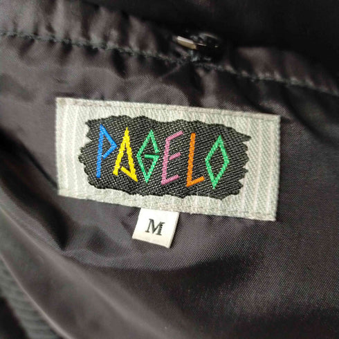 パジェロ PAGELO レザー切替ニットジャケット メンズ M