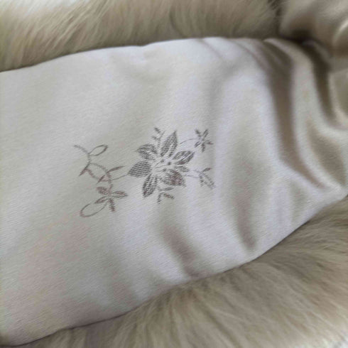 サガフォックス SAGA FOX 裏花刺繍 ミンクファーティペット レディース