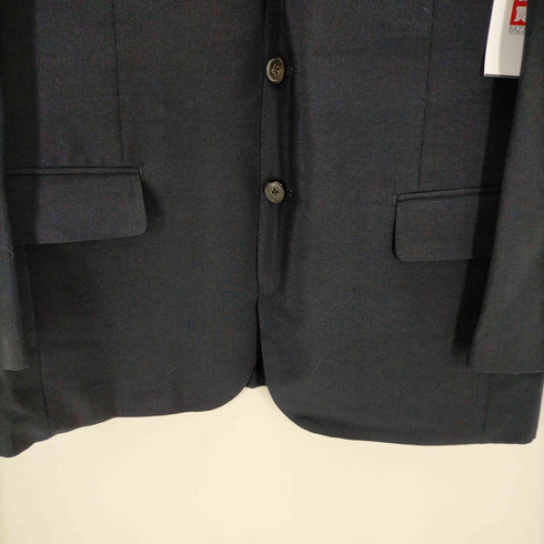 アクアスキュータム AQUASCUTUM 紺ブレ 背抜き シングルテーラードジャケット メンズ