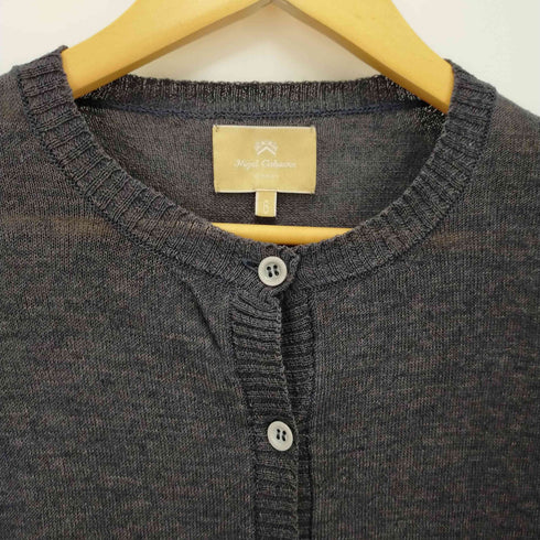 ナイジェルケーボン NIGEL CABOURN ニットカーディガン ウール メタルボタン レディース UK:6