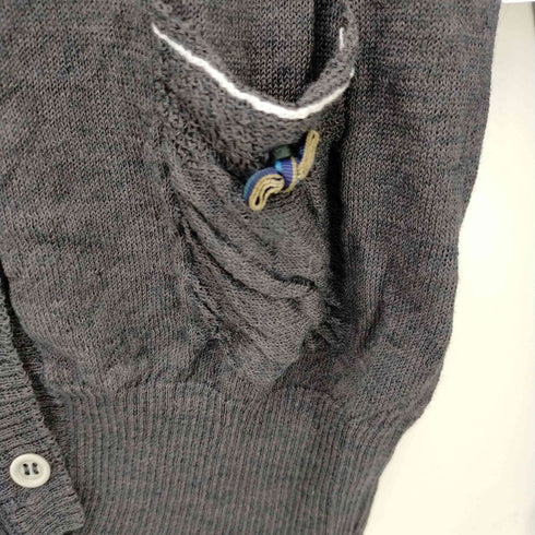 ナイジェルケーボン NIGEL CABOURN ニットカーディガン ウール メタルボタン レディース UK:6