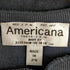 アメリカーナ Americana ハーフボタン ボリューム袖ワンピース レディース