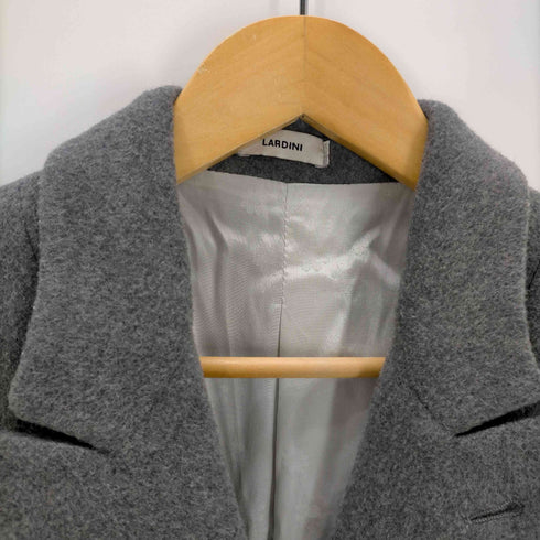 ラルディー二 LARDINI イタリア製 ウールカシミア ダブルチェスターコート レディース 38