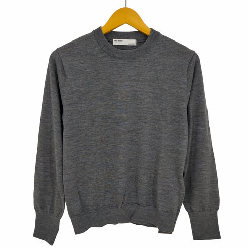 アパルトモンドゥーズィエムクラス LAppartement DEUXIEME CLASSE Hello Bonjour 21AW ウールクルーネックニット レディース