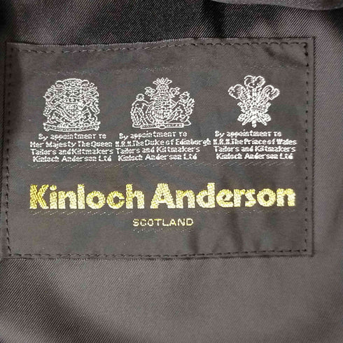 キンロックバイキンロックアンダーソン KINLOCH ANDERSON ステンカラーコート ロング カシミヤ メンズ