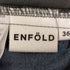 エンフォルド ENFOLD ダブルクロスゴムクロップドTR レディース 36