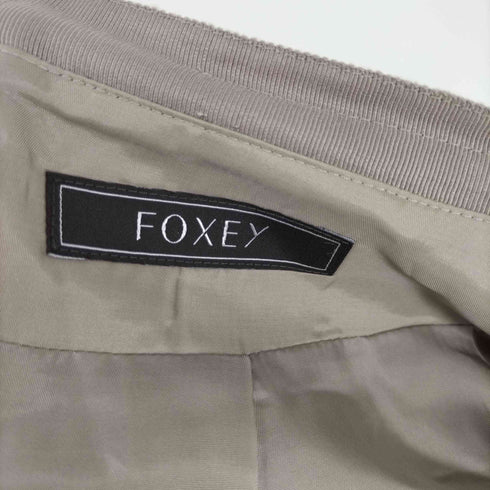 フォクシー FOXEY マロン ツイード スカート レディース EUR:40-42