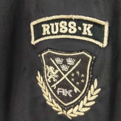 RUSS K バイカラートラックジャケット ワッペン レディース import:M