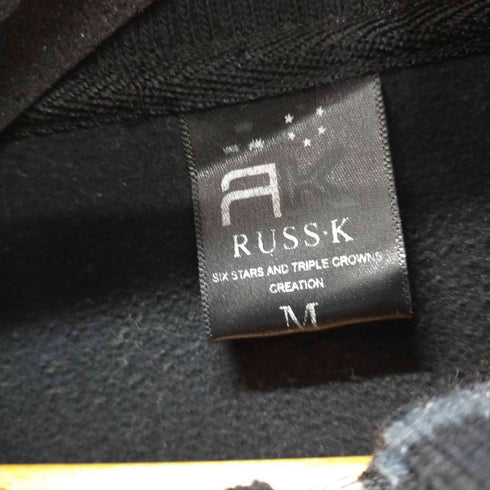 RUSS K バイカラートラックジャケット ワッペン レディース import:M