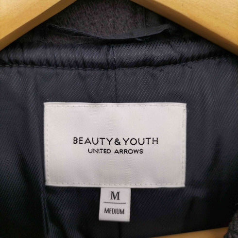 ビューティーアンドユースユナイテッドアローズ BEAUTY & YOUTH UNITED ARROWS パイル メルトン ミドル ダッフル コート アウター ロング ウール レディース JPN:M