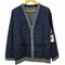 フランクリーダー FRANK LEDER ドイツ製 8OZ WASHED DENIM CARDIGAN カーディガン メンズ import:S