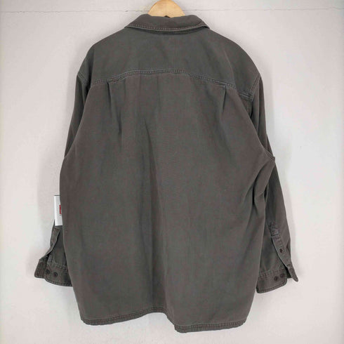 ギャップ Gap 00s 紺タグ ダック地 ミリタリーシャツ メンズ JPN:XL