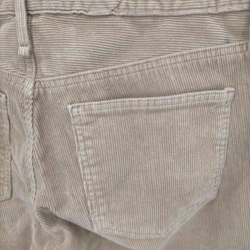 アッパーハイツ upper hights JENNA CORDUROY SLIT スリットパンツ ストレート コーデュロイ ストレッチ レディース 23