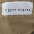 アッパーハイツ upper hights JENNA CORDUROY SLIT スリットパンツ ストレート コーデュロイ ストレッチ レディース 23
