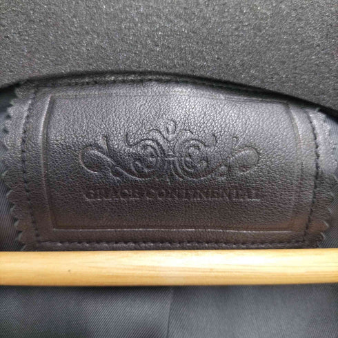 グレースコンチネンタル GRACE CONTINENTAL ノーカラーライダースジャケット レザージャケット ダブル 総裏地 ジップアップ ショート レディース 38