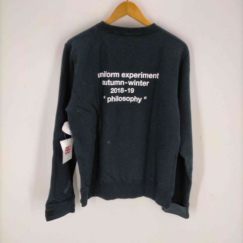 ユニフォームエクスペリメント uniform experiment VELCRO CREW NECK SWEAT メンズ JPN:1