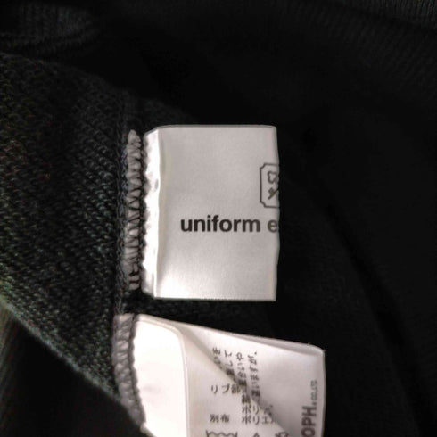 ユニフォームエクスペリメント uniform experiment VELCRO CREW NECK SWEAT メンズ JPN:1