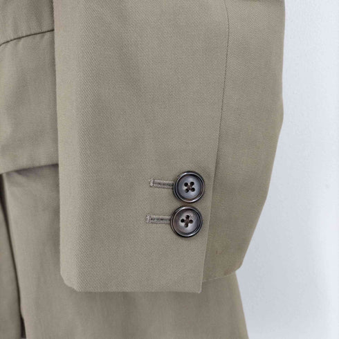 マーガレットハウエル MARGARET HOWELL WOOL COTTON GABARDINE ジャケット テーラード 総裏地 3B メンズ 1