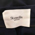 St.cecilia テーパードパンツ センタープレス タック ジッパーフライ レディース JPN:S