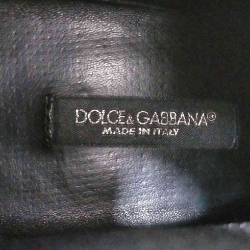 ドルチェアンドガッバーナ DOLCE&GABBANA スエード チャンキーヒール サイドゴアブーツ レディース 35 1/2
