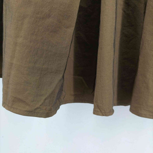 ジャーナルスタンダード JOURNAL STANDARD 21AW シャンブレータフタワンピース ミモレ丈 長袖 ティアード ギャザー レディース