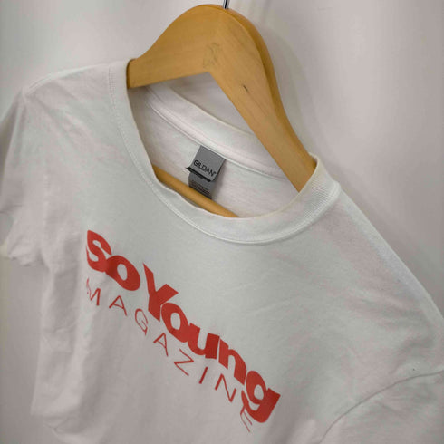 ギルダン GILDAN so young magazineプリント Tシャツ メンズ import:S