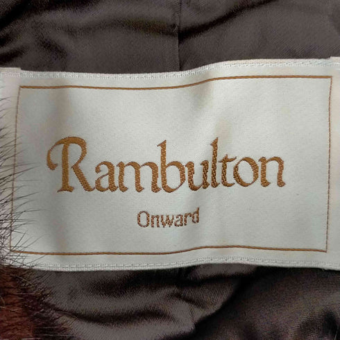 ランブルトンオンワード Rambulton Onward ファーコート 毛皮コート レディース