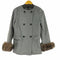 ROBE et 自由区 16AW フォックスファー付きノーカラーコート アウター レディース 38