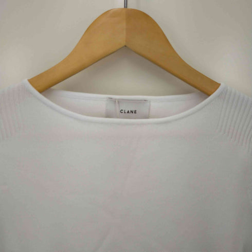 クラネ CLANE SPRING BOAT NECK LONG KNIT ニット カットソー レディース 36