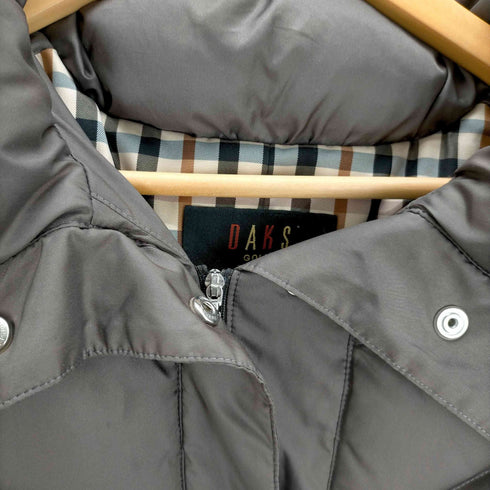 ダックス DAKS ダウンコート 裏チェック ショート レディース JPN:L