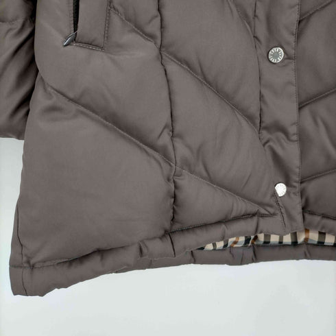 ダックス DAKS ダウンコート 裏チェック ショート レディース JPN:L