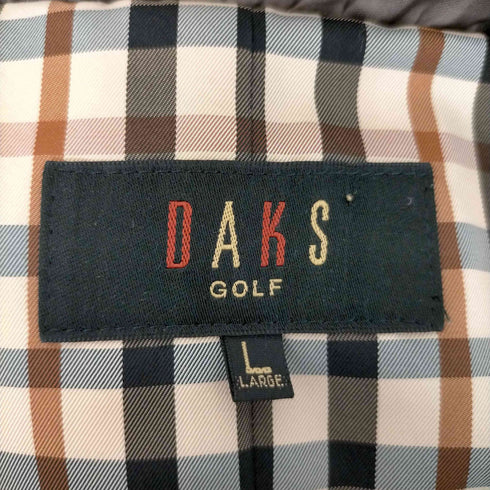 ダックス DAKS ダウンコート 裏チェック ショート レディース JPN:L