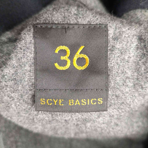 サイベーシックス SCYE BASICS メルトンダッフルコート アウター ウール カシミヤ混 レディース 36