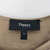 セオリー theory 22SS Crushed Satin SL V Drape Top スリーブレス ブラウス ノースリーブ Vネック トップス レディース JPN:S