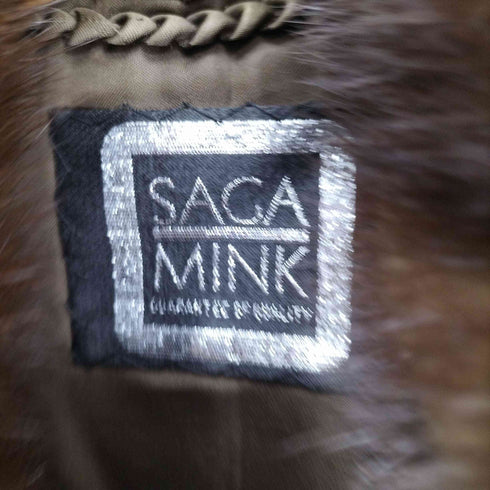サガミンク SAGA MINK 銀サガ 毛皮コート ミンクファーコート レディース