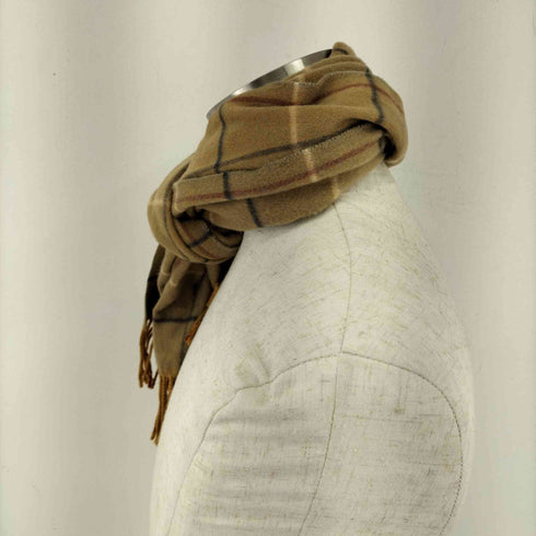 バーバリーズ BURBERRY’S マフラー ストール フリンジ チェック柄 レディース