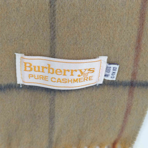 バーバリーズ BURBERRY’S マフラー ストール フリンジ チェック柄 レディース
