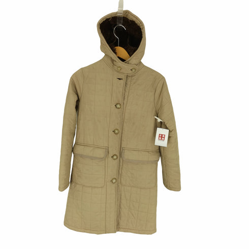 マッキントッシュ Mackintosh 裏地フェイクファーフーデッドキルティングハーフコート レディース FR:34