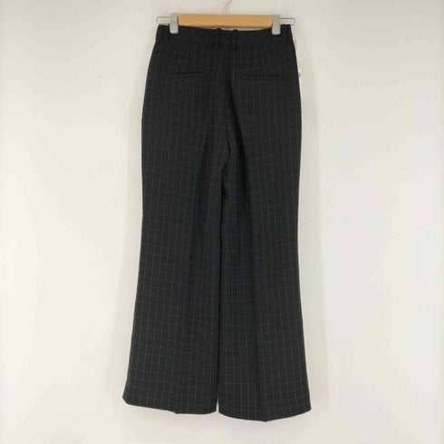 セオリー theory 22AW Check Crepe Talbert Trouser GH トラウザーパンツ セミフレア 格子柄 センタープレス レディース XX0