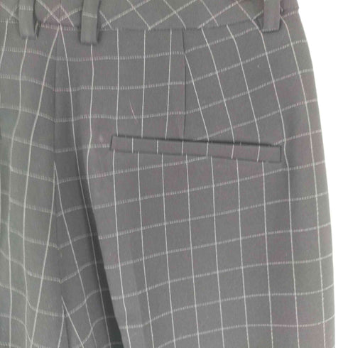 セオリー theory 22AW Check Crepe Talbert Trouser GH トラウザーパンツ セミフレア 格子柄 センタープレス レディース XX0