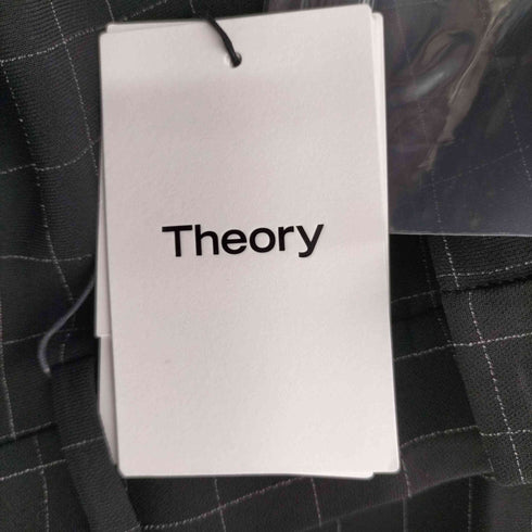 セオリー theory 22AW Check Crepe Talbert Trouser GH トラウザーパンツ セミフレア 格子柄 センタープレス レディース XX0