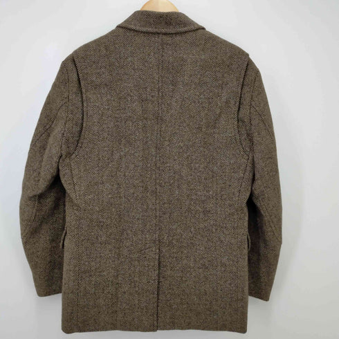 キンロックバイキンロックアンダーソン KINLOCH ANDERSON ジップ付きヘリンボーンテーラードジャケット メンズ M