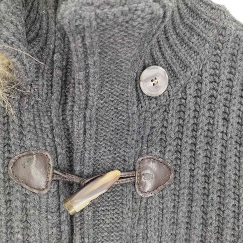 バーク bark ミドル ニット ハイネック トグルボタン ダッフルコート レディース import:S